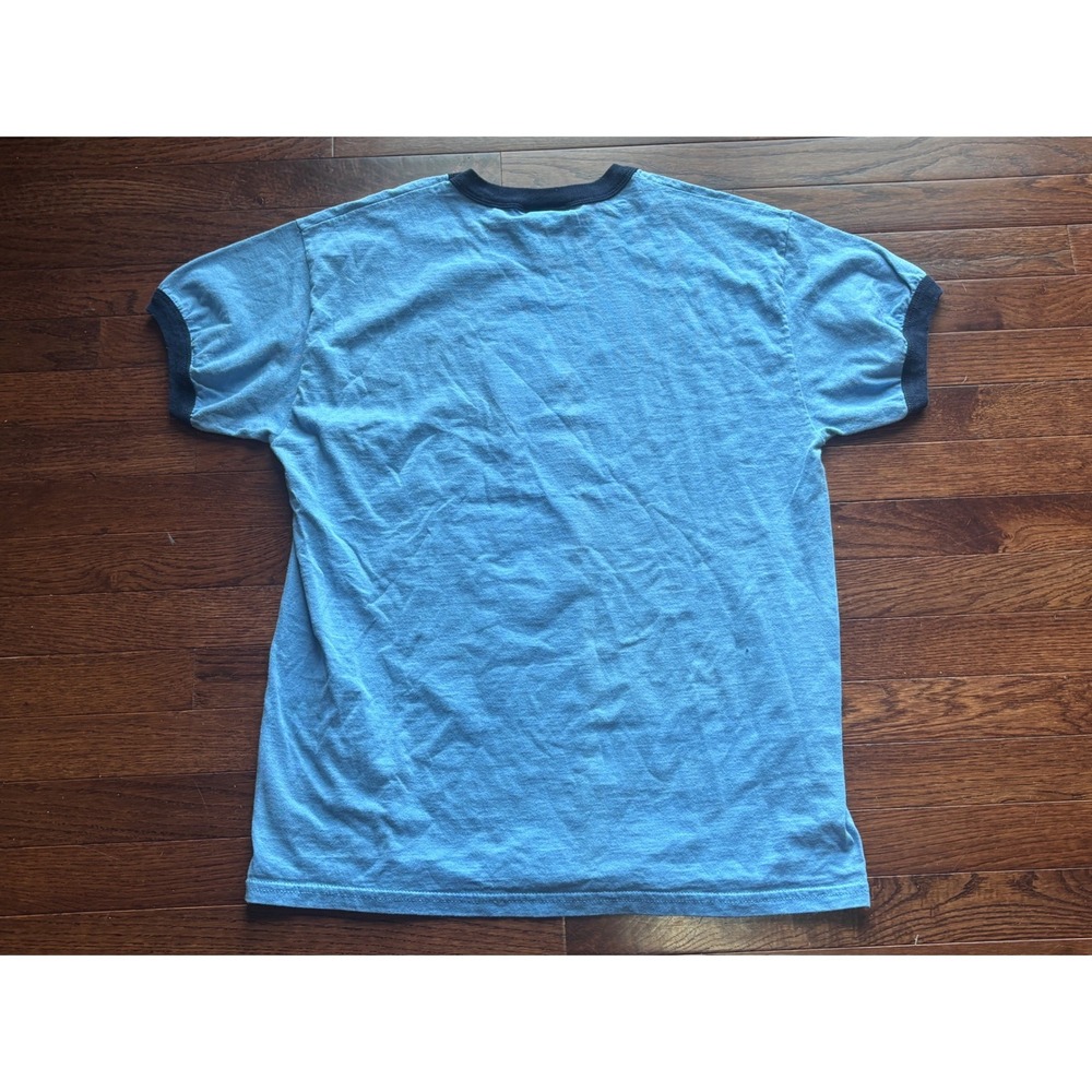 Disney College Program CareerStart Mickey Mouse Ringer T Shirt Blue Y2K Large - Picture 6 of 6